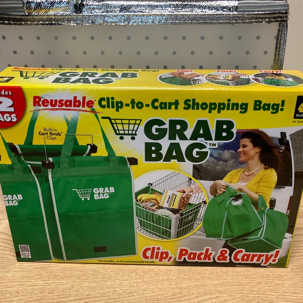 Reusable clip on totes